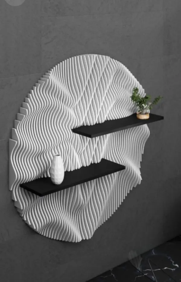 3D Parametric wall shelf