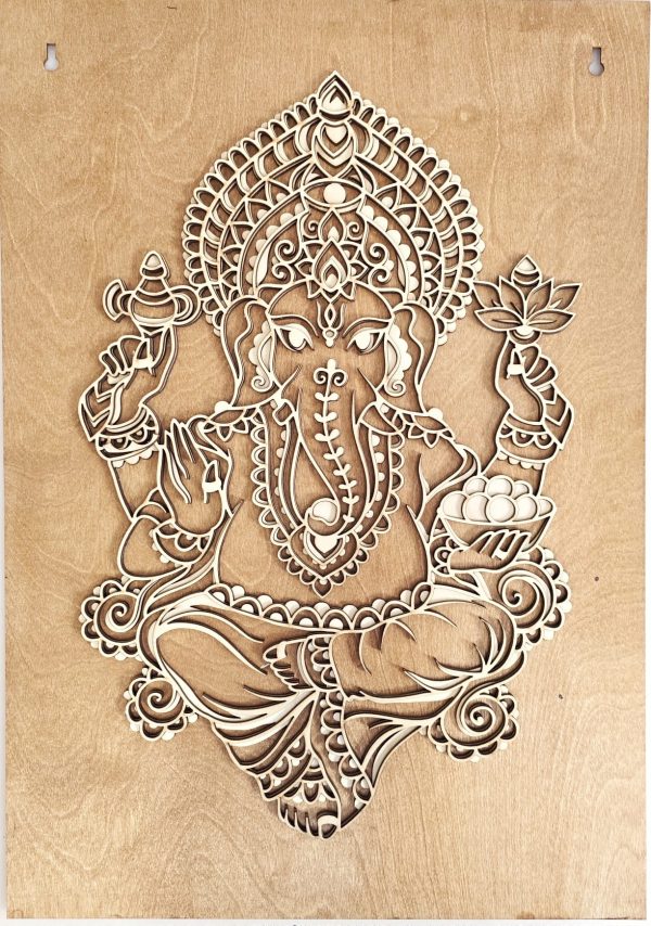 Ganesha Multi layered art